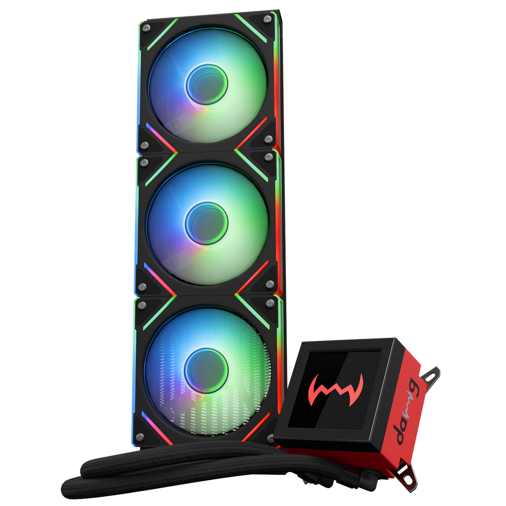 Dawg L360 ARGB 360mm CPU Liquid AIO Cooler Black
