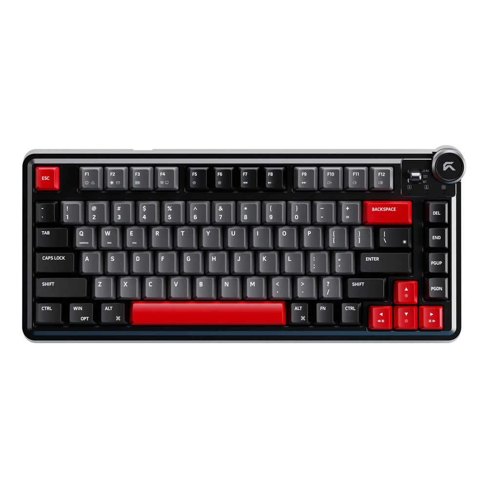 Cybeart Nighthawk 75 TKL Tri-Mode Wireless RGB Mechanical Keyboard Black