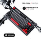 Cybeart Nighthawk 75 TKL Tri-Mode Wireless RGB Mechanical Keyboard Black