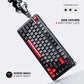 Cybeart Nighthawk 75 TKL Tri-Mode Wireless RGB Mechanical Keyboard Black