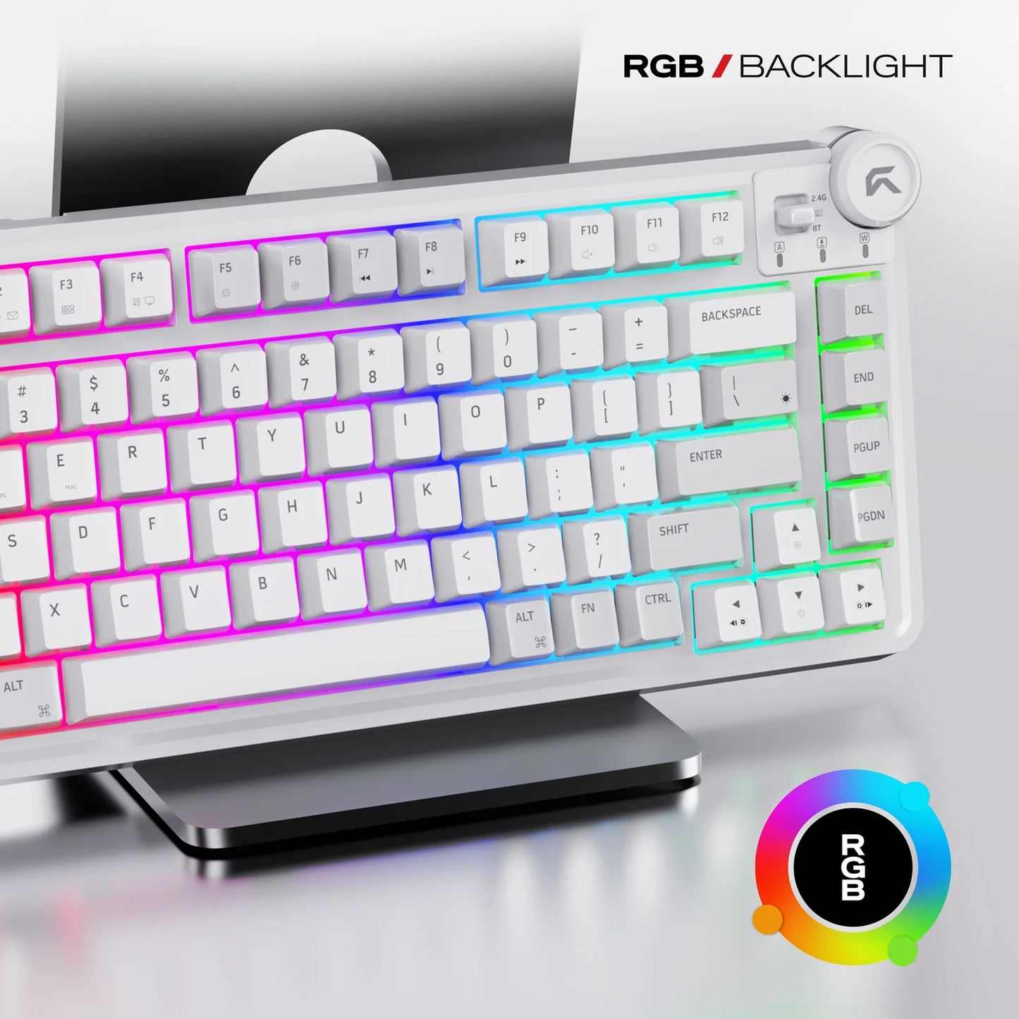 Cybeart Nighthawk 75 TKL Tri-Mode Wireless RGB Mechanical Keyboard