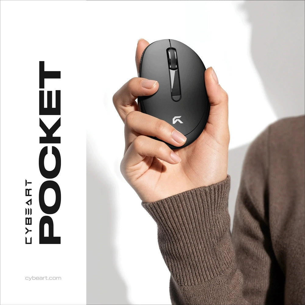 Cybeart Pocket Wireless Ergonomic Mouse