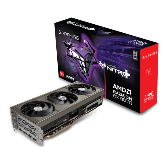 SAPPHIRE NITRO+ AMD Radeon RX 9070 16GB GDDR6 Graphics Card