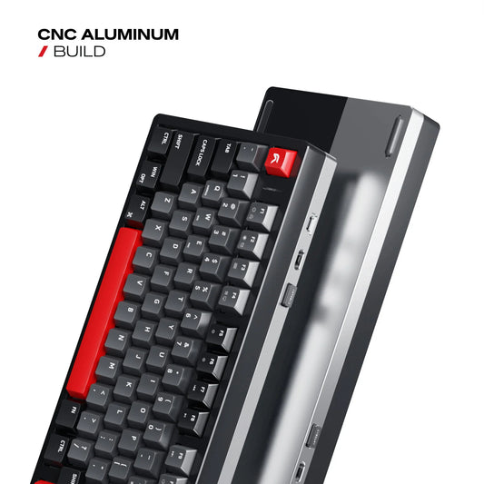 Cybeart X75 Rhino TKL CNC Aluminium Tri-Mode Wireless RGB Mechanical Keyboard
