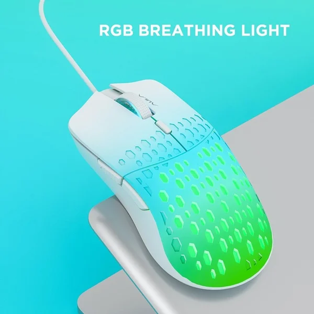 AULA S11 Pro RGB Ultra-Light Honeycomb Wired Gaming Mouse