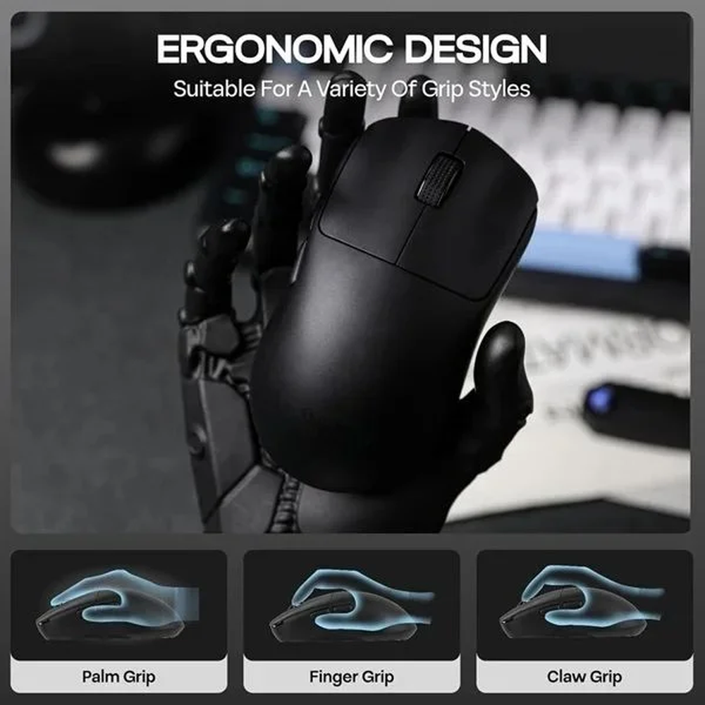 AULA SC800 Tri-Mode Wireless Ultra-Light Gaming Mouse | Black (SC800B)