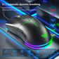 AULA F820 RGB Wired Ergonomic Gaming Mouse | Black (F820B)