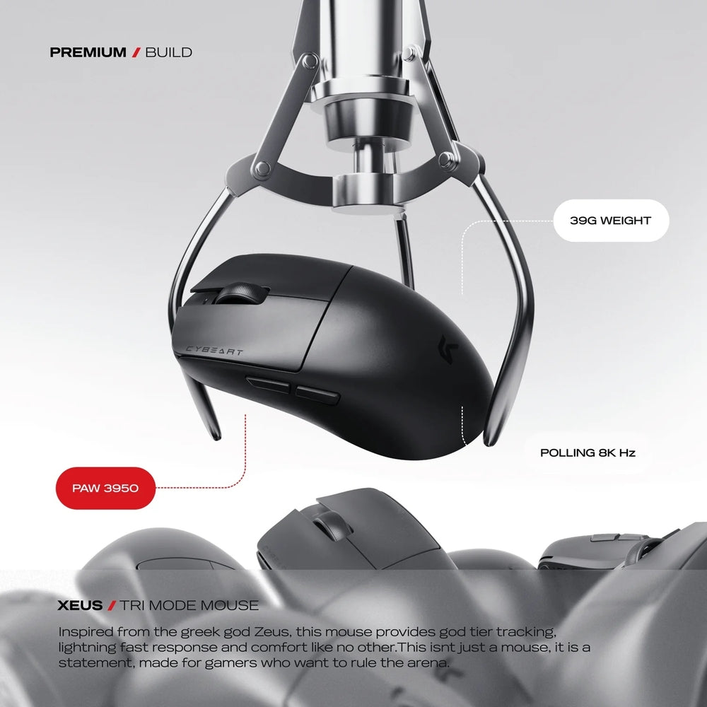 Cybeart Xeus 39g Wireless Gaming Mouse