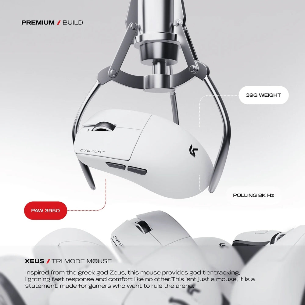 Cybeart Xeus 39g Wireless Gaming Mouse