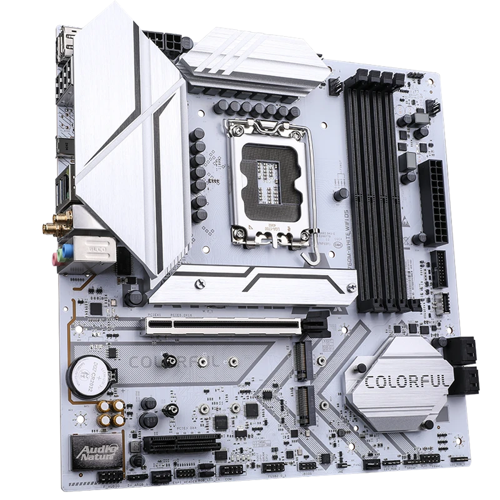 Colorful BATTLE-AX B760M-G WHITE WIFI D5 V20A M-ATX Motherboard