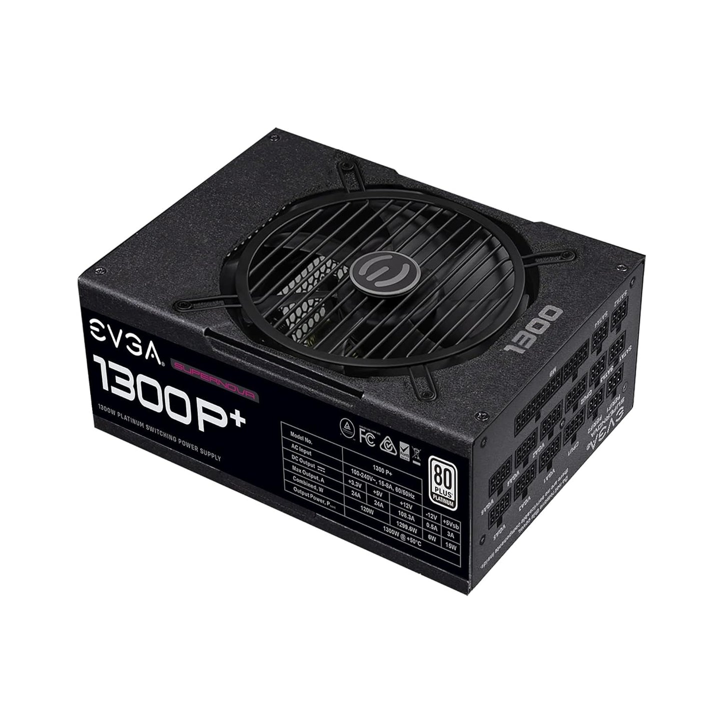 EVGA SuperNOVA 1300 P+ 1300W 80+ Platinum Fully Modular ATX Power Supply