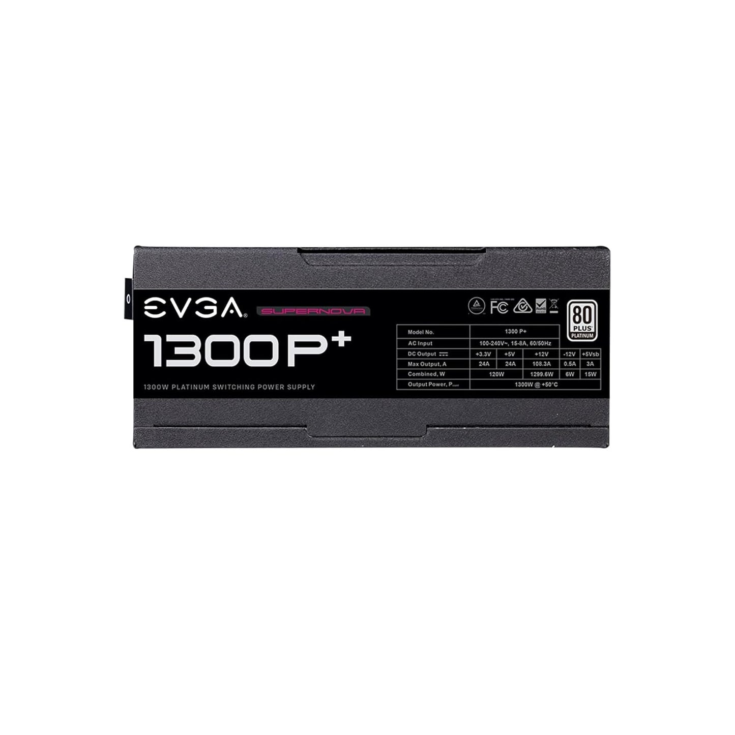 EVGA SuperNOVA 1300 P+ 1300W 80+ Platinum Fully Modular ATX Power Supply