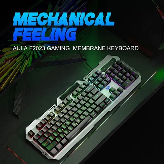 AULA F2023 Full Size Wired Gaming Keyboard | Black (F2023)