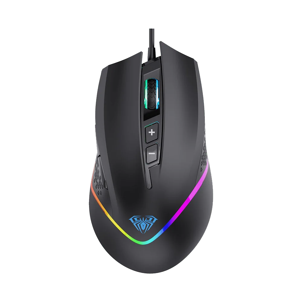 AULA F805 RGB Wired Gaming Mouse | Black (F805B)
