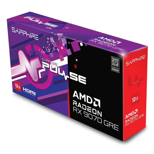 Sapphire PULSE Radeon RX 9070 GRE OC 12GB Graphics Card