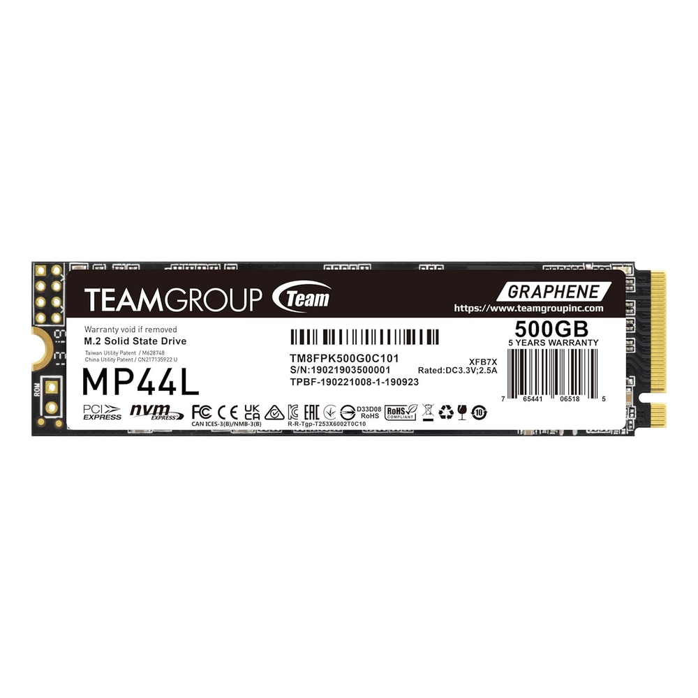 TEAMGROUP MP44L 1TB M.2 PCIe Gen4 x4 NVMe SSD