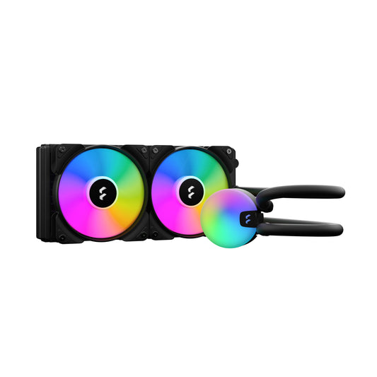 Fractal Design Lumen S24 RGB V2 240mm AIO Liquid CPU Cooler (Black)