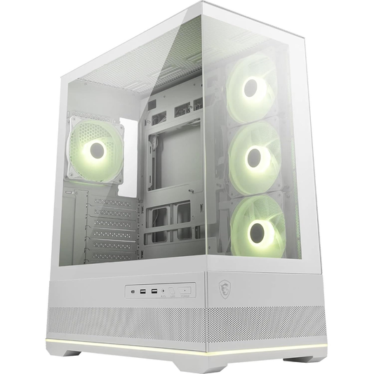 MSI MAG PANO 110R PZ WHITE ARGB ATX Mid Tower PC Case