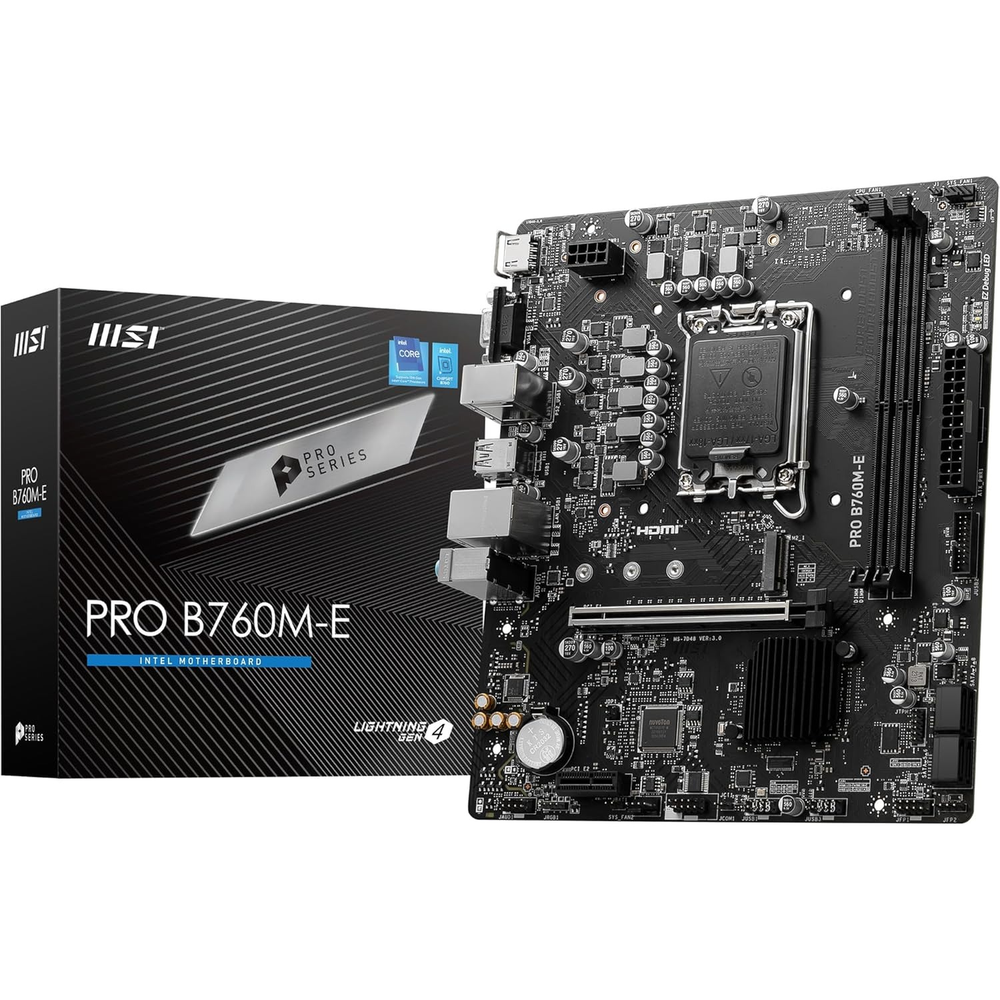 MSI PRO B760M-E Motherboard (DDR5)