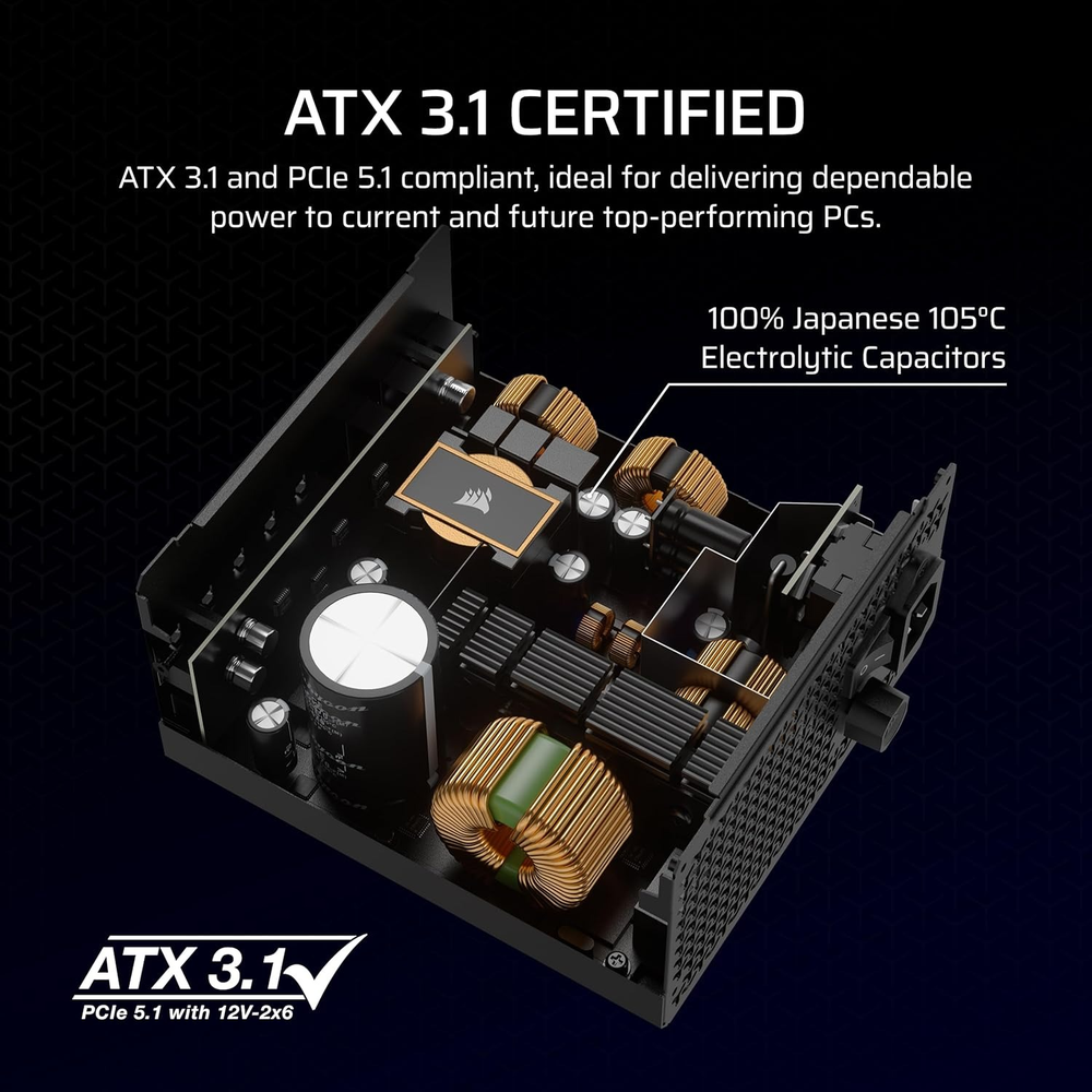 Corsair PSU. RMx Series RM1000x Fully Modular Power Supply