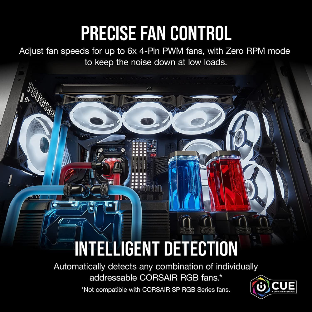 CORSAIR iCUE COMMANDER CORE XT Smart RGB Lighting and Fan Speed Controller