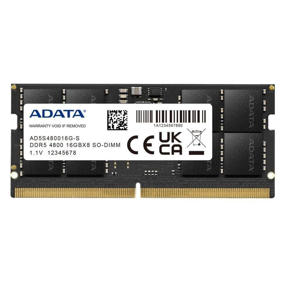 ADATA Premier 16GB DDR5 4800MHz SO-DIMM Laptop RAM