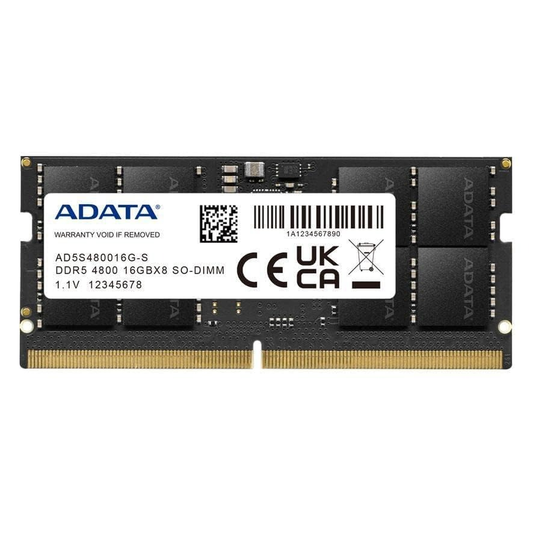 ADATA Premier 16GB DDR5 4800MHz SO-DIMM Laptop RAM