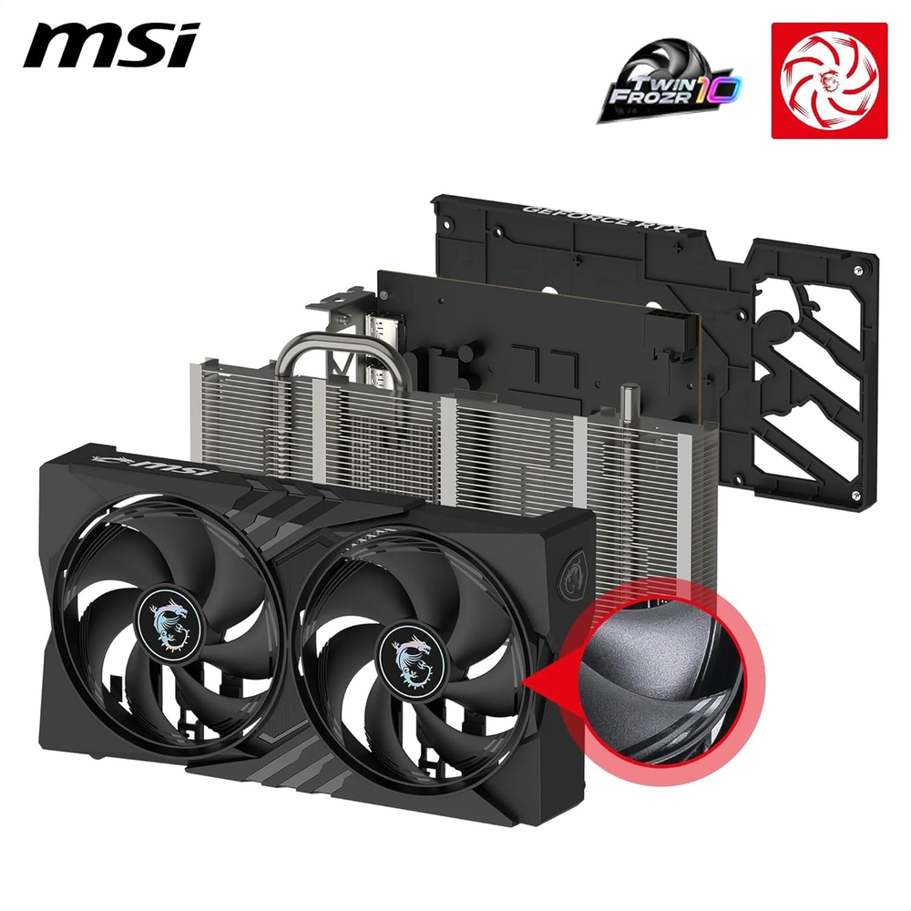 MSI GeForce RTX 5050 8G GAMING OC Graphics Card