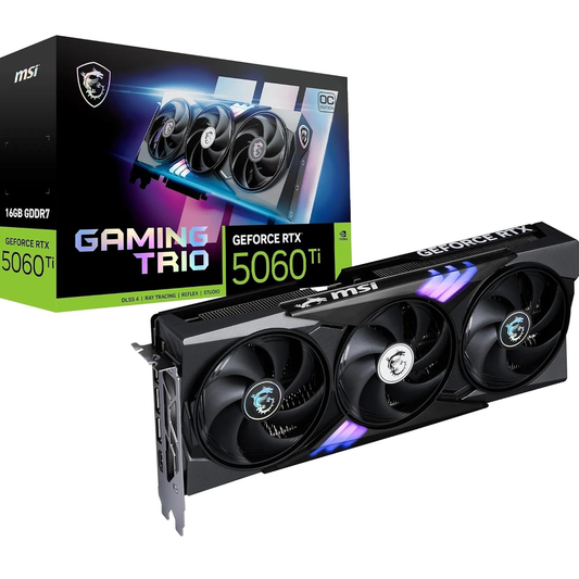 MSI GeForce RTX 5060 Ti 16G GAMING TRIO OC Graphics Card
