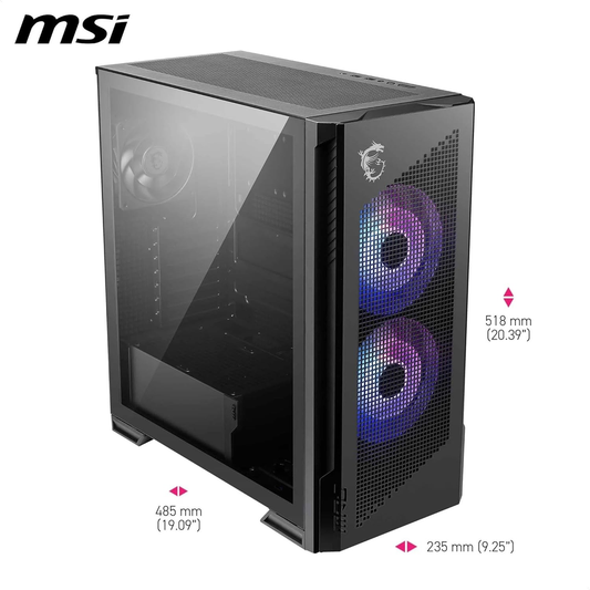 MSI MPG VELOX 300R AIRFLOW PZ ARGB E-ATX Mid Tower PC Case
