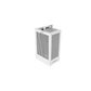 HYTE Revolt 3 Premium ITX Small Form Factor Case (White, Case Only)