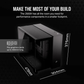Corsair Chassis 2500X CC-9011265-WW Tempered Glass Mid-Tower, Black