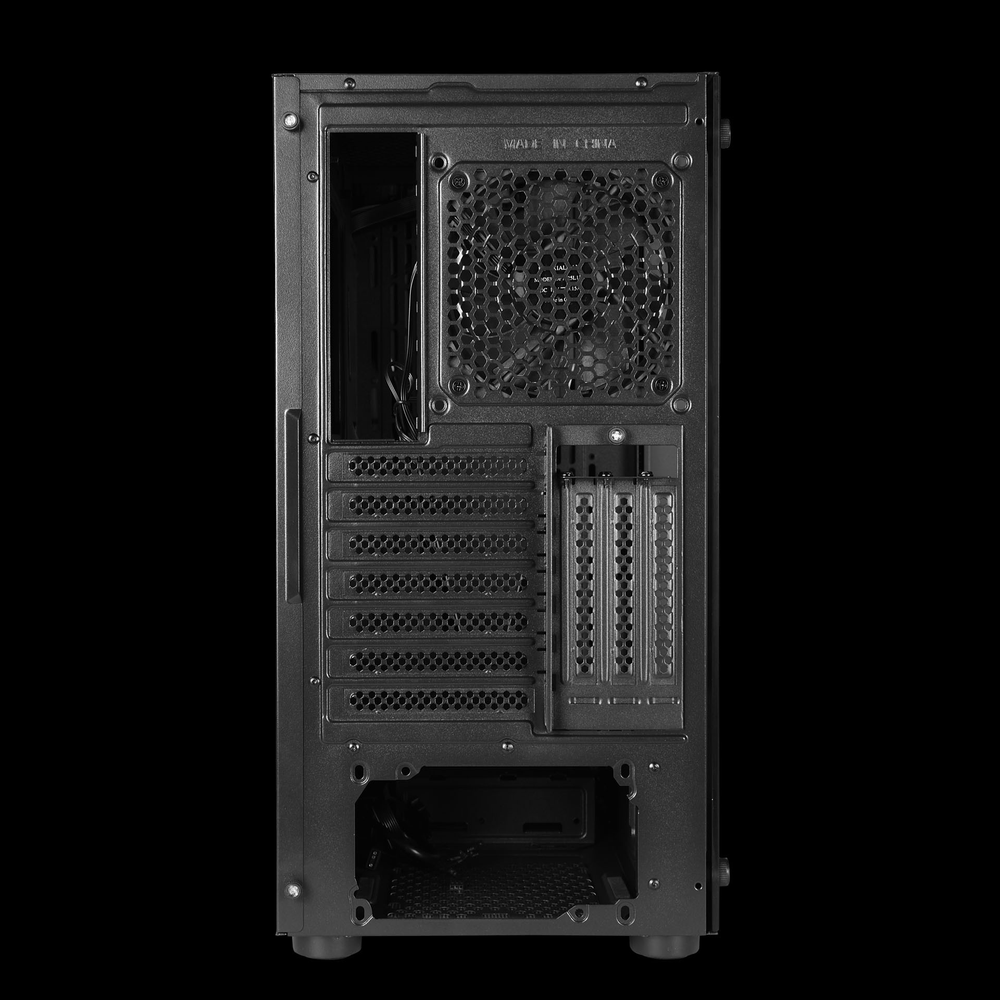 GAMDIAS Argus E2 Elite ARGB Mid Tower Gaming Case (Black)