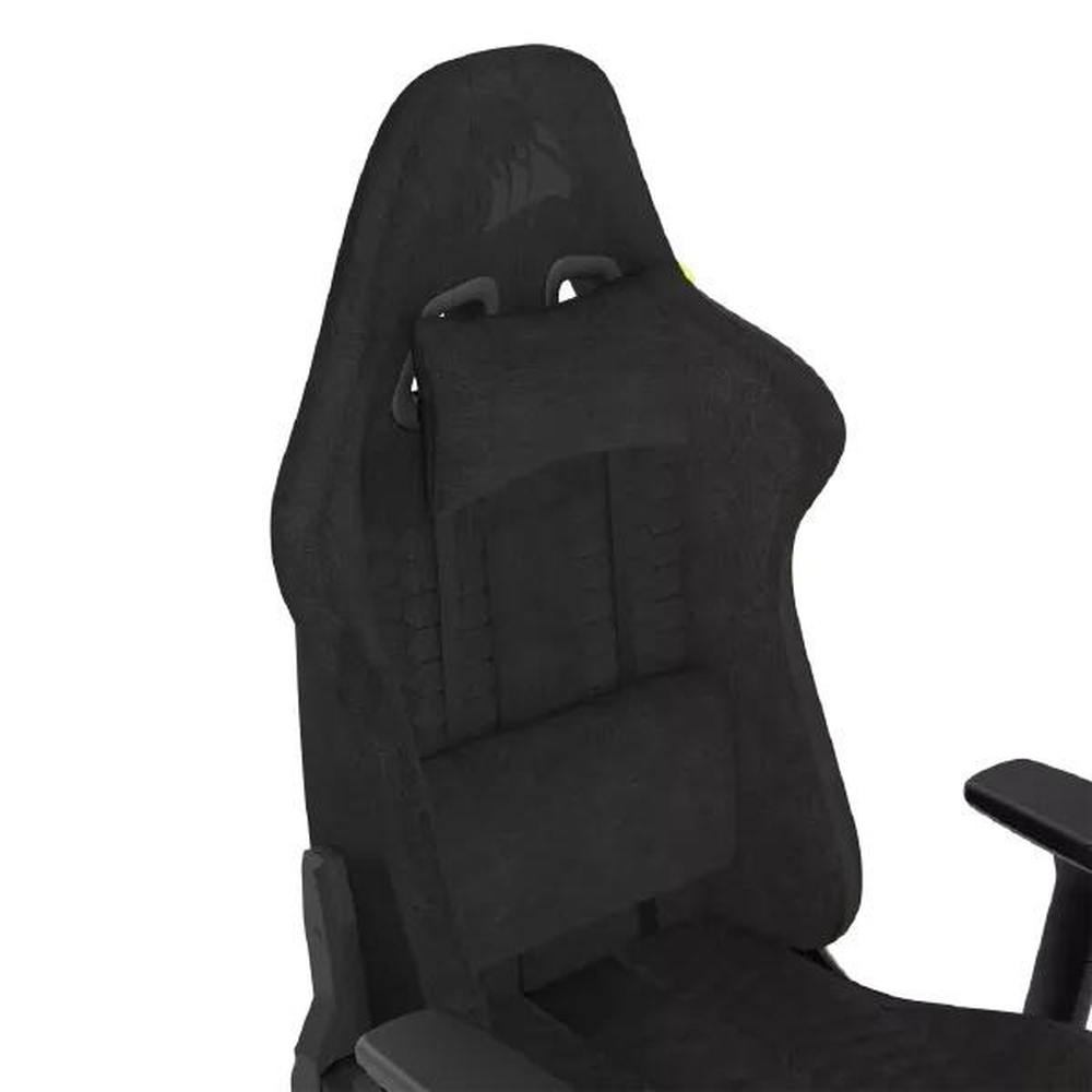 CORSAIR TC100 RELAXED - Fabric Gaming Chair, Black/Black