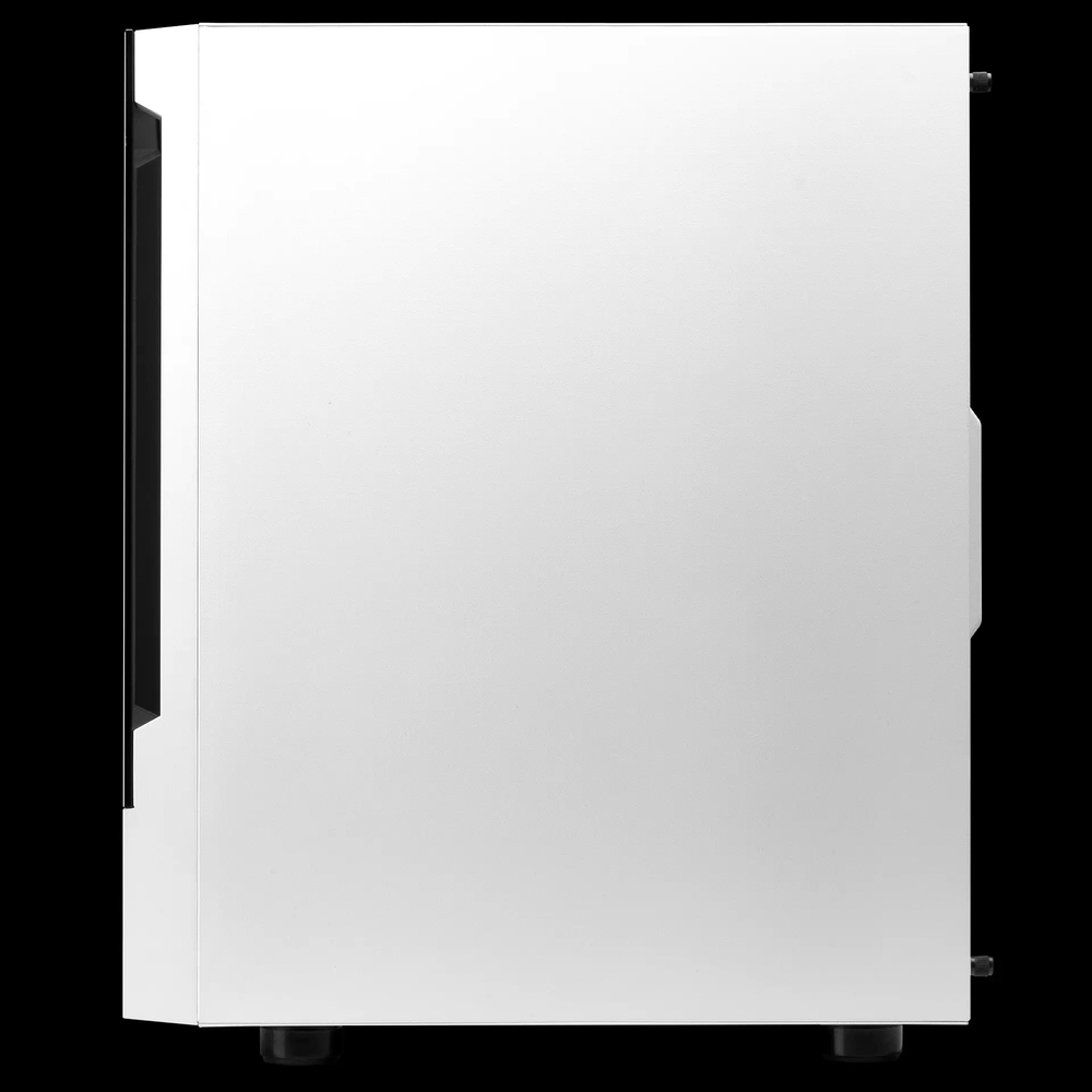 GAMDIAS TALOS E3 WH ARGB Mid Tower PC Case (White, Tempered Glass Front & Side, 3×120mm ARGB Fans, ATX Support, 360mm Radiator)