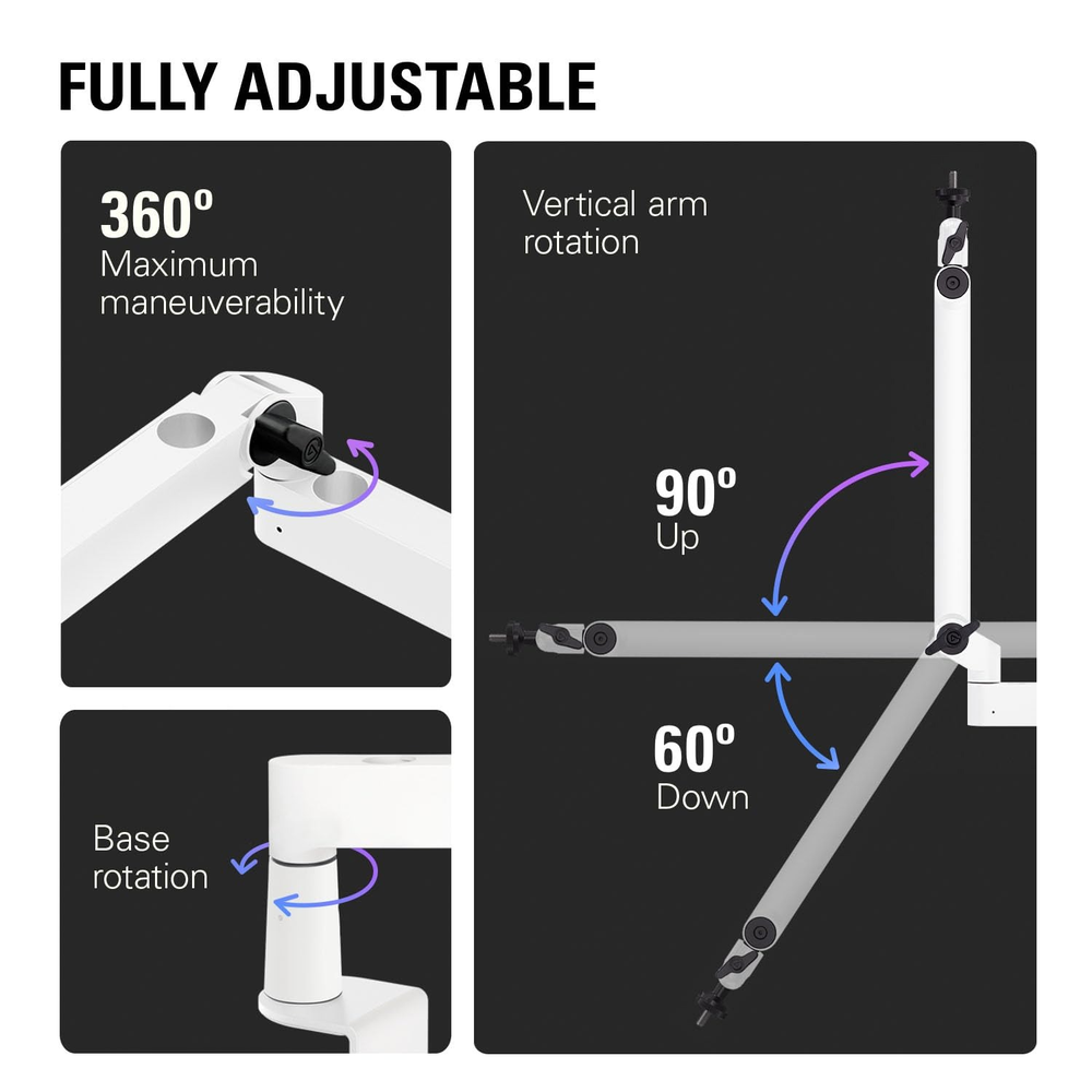 Elgato Wave Mic Arm LP White Edition