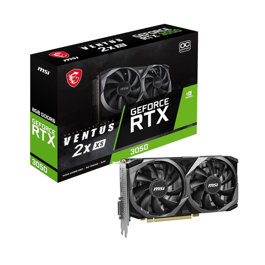 MSI GeForce RTX 3050 VENTUS 2X XS 8G OC Graphics Card