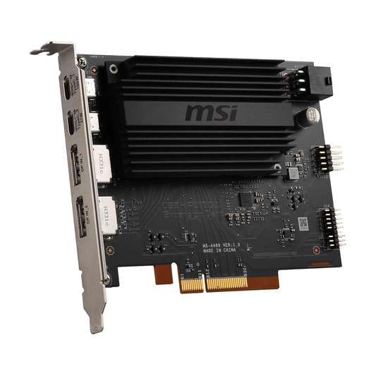 MSI USB4 PD100W Expansion Card