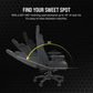 CORSAIR TC100 RELAXED - Fabric Gaming Chair, Black/Grey