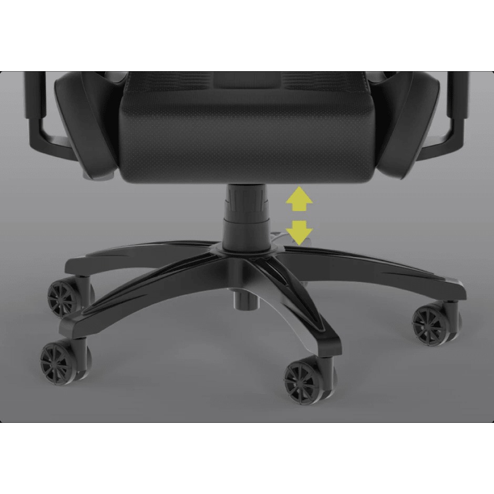 CORSAIR TC100 RELAXED - Fabric Gaming Chair, Black/Grey