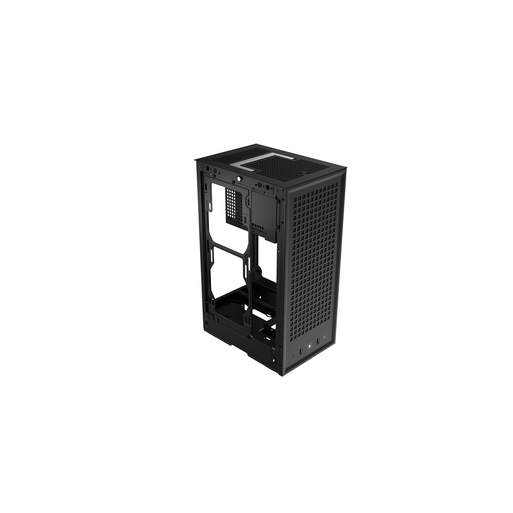 HYTE Revolt 3 Premium ITX Small Form Factor Case (Black, Case Only)