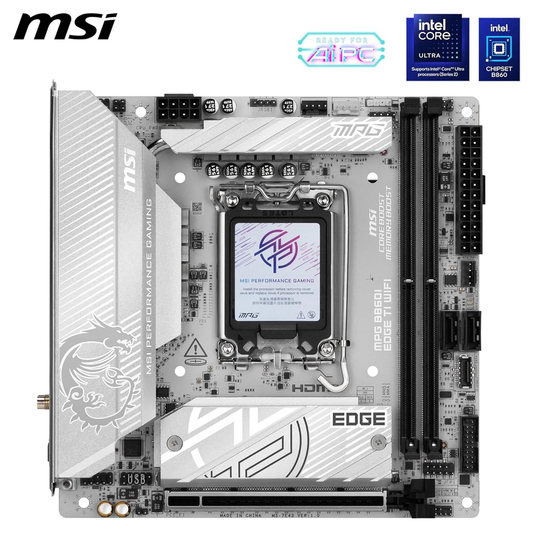 MSI MPG B860I EDGE TI WIFI Motherboard