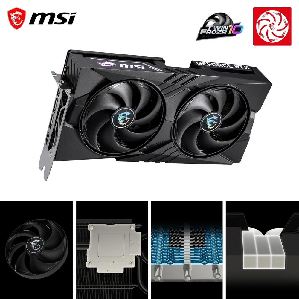 MSI GeForce RTX 5060 8G GAMING OC Graphics Card