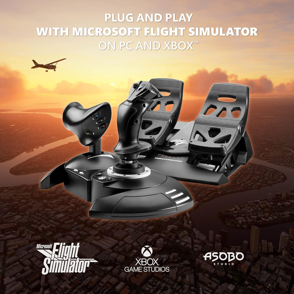 Thrustmaster T-Flight Full Kit X — HOTAS + Rudder Pedals Bundle