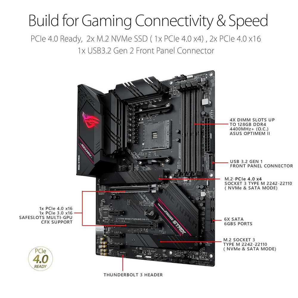 ASUS ROG STRIX B550-F GAMING WIFI II ATX Motherboard