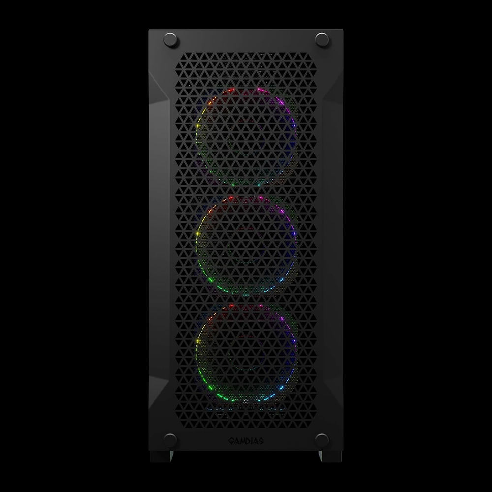 GAMDIAS Athena P1 ARGB ATX Mid Tower Gaming Case (Black)