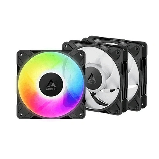 ARCTIC P12 Pro A-RGB (White) 120mm Case Fan (3-Pack)