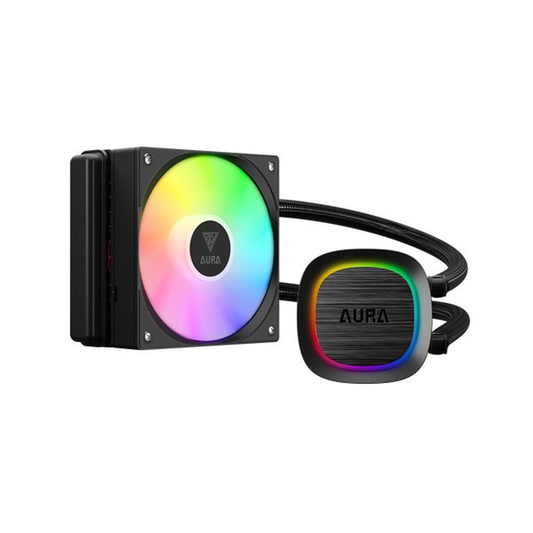 GAMDIAS AURA GL120 V2 ARGB 120mm CPU Liquid Cooler (Black)