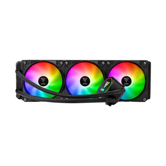 GAMDIAS AURA GL360 RGB CPU Liquid Cooler (Black)