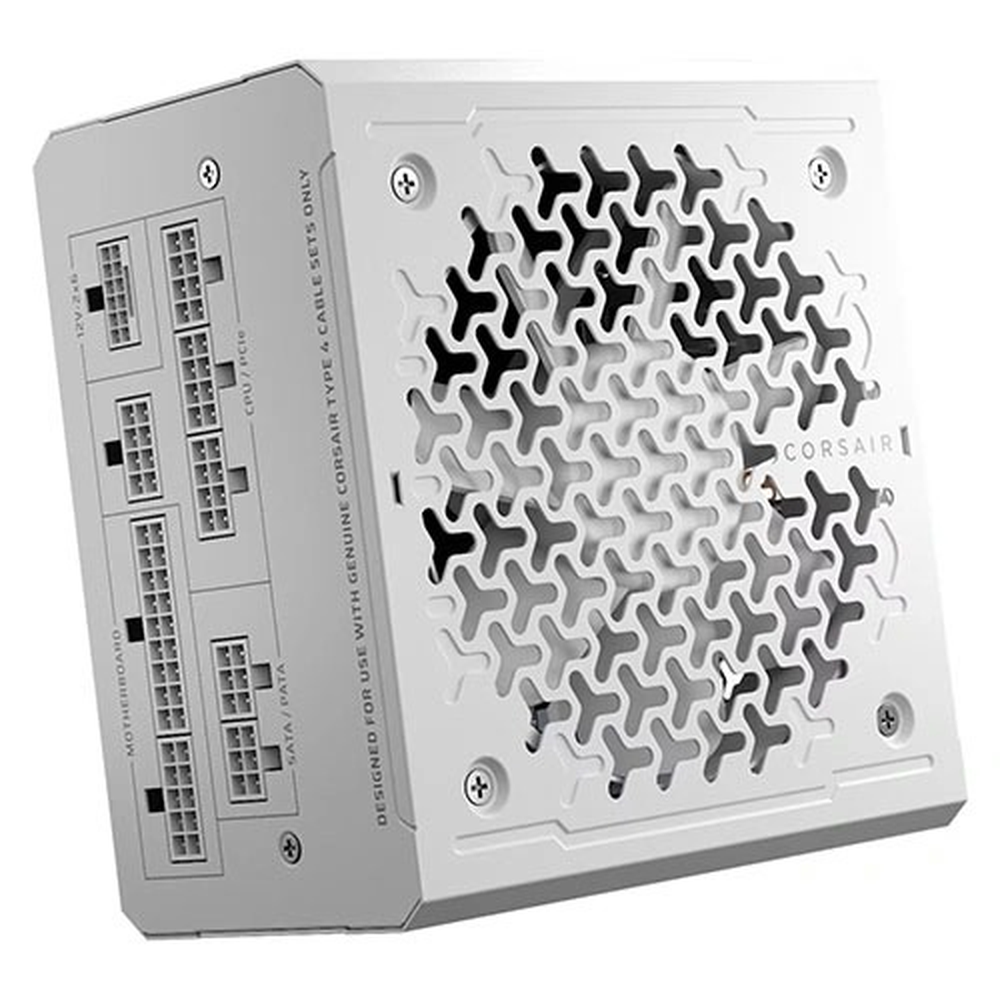 RMe White Series, RM1000e White, 1000 Watt, Cybenetics Gold Certified, Fully Modular Power Supply